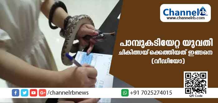 You are currently viewing പാമ്പുകടിയേറ്റ യുവതി ചികിത്സയ്‌ക്കെത്തി; യുവതിയെ കണ്ട് പേടിച്ച ആശുപത്രിയധികൃതരുടെ സി.സി.ടി.വി ദൃശ്യങ്ങള്‍ വൈറലായി