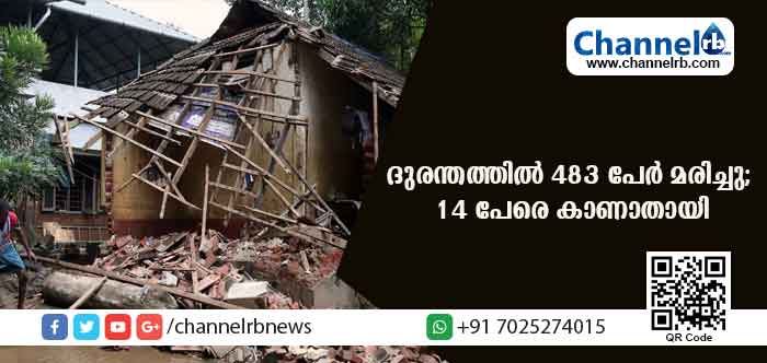 You are currently viewing പ്രകൃതി ദുരന്തത്തില്‍ 483 പേര്‍ മരണപ്പെട്ടു; 14 പേരെ കാണാതായെന്ന് മുഖ്യമന്ത്രി