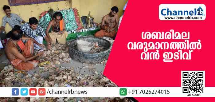 You are currently viewing ശബരിമല നട വരവ് കുറഞ്ഞുതുടങ്ങി; നട തുറന്ന് ആദ്യ ആറ് ദിവസം ലഭിച്ചത് വെറും 8.48 കോടി രൂപ മാത്രം