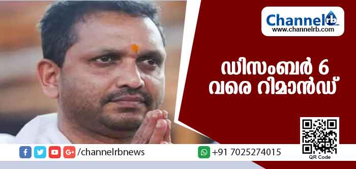 You are currently viewing ബി.ജെ.പി സംസ്ഥാന ജനറല്‍ സെക്രട്ടറി കെ.സുരേന്ദ്രനെ ഡിസംബര്‍ 6 വരെ റിമാന്‍ഡ് ചെയ്തു