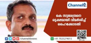 Read more about the article കെ.സുരേന്ദ്രൻ്റെ പ്രവര്‍ത്തികളെ ന്യായീകരിക്കാനാകില്ല; ഭക്തിയുടെ പേരില്‍ കലാപം അഴിച്ച് വിടരുതെന്നും ഹൈക്കോടതി; ജാമ്യാപേക്ഷ വിധി പറയാന്‍ നാളത്തേക്ക് മാറ്റി