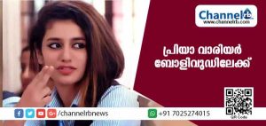 Read more about the article ബോളിവുഡ് അരങ്ങേറ്റത്തിനൊരുങ്ങി പ്രിയ വാര്യര്‍