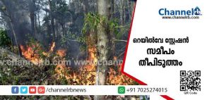 Read more about the article കാസർകോട് റെയിൽവേ സ്റ്റേഷൻ സമീപം തീപിടുത്തം