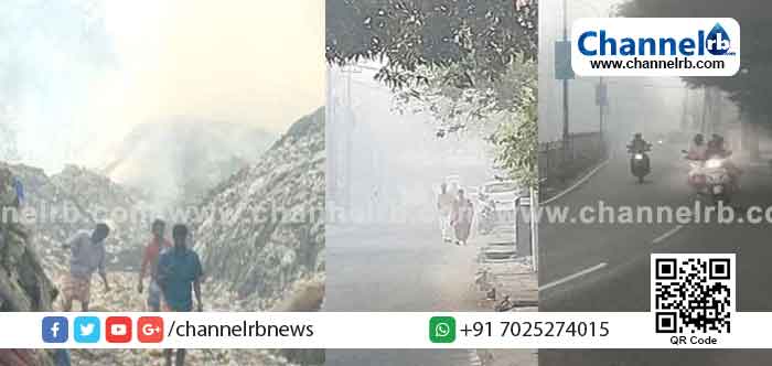 You are currently viewing ബ്രഹ്മപുരം മാലിന്യ പ്ലാന്‍റിലെ തീപിടുത്തം: അന്തരീക്ഷത്തിലെ പുകമയം മാറാത്തതിനാൽ ആരോഗ്യ പ്രശ്നം ഭയന്ന് പ്രദേശവാസികൾ