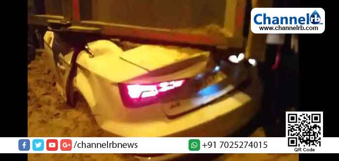 You are currently viewing കാറിന് മുകളിലേക്ക് ലോറി മറിഞ്ഞുവീണ്: മൂന്ന് മരണം