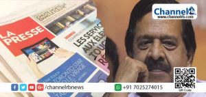 Read more about the article കിഫ്‌ബിയുടെ മസാല ബോണ്ട് വിവാദത്തിൽ ചെന്നിത്തലയോട് ചോദ്യങ്ങളുന്നയിച്ച് കനേഡിയന്‍ പത്രമായ ‘ലാ പ്രസ്സ്’ ; മറുപടി പറയാതെ പ്രതിപക്ഷ നേതാവ്