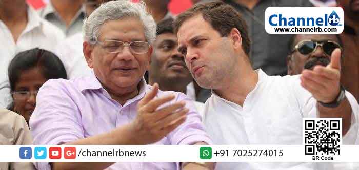 Read more about the article രാഹുല്‍ ഗാന്ധി വയനാട്ടില്‍ മത്സരിക്കുന്നത് ദേശീയ സഖ്യത്തെ ബാധിക്കില്ല; കോണ്‍ഗ്രസ് വഞ്ചകരെന്ന് കരുതുന്നില്ല: സീതാറാം യെച്ചൂരി