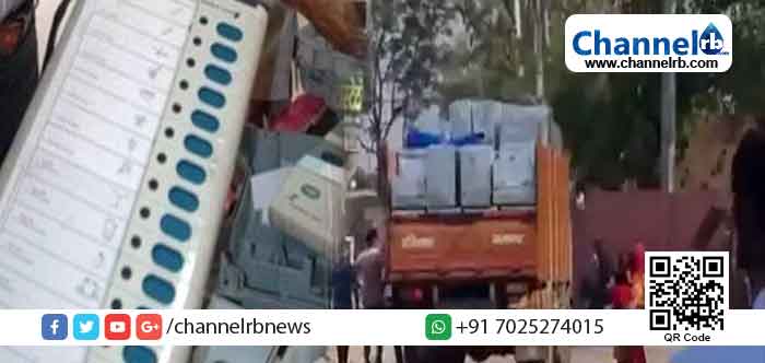 You are currently viewing ഇലക്ട്രോണിക് വോട്ടിങ് മെഷീനുകള്‍ കാറുകളില്‍ കടത്തുന്ന വീഡിയോകള്‍ പുറത്ത്; അട്ടിമറി നടന്നിട്ടില്ലെന്നും എല്ലാ മെഷീനുകളും സുരക്ഷിതമാണെന്നും തെരഞ്ഞെടുപ്പ് കമ്മീഷന്‍