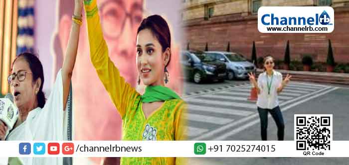 You are currently viewing ജീന്‍സ് ധരിച്ച് പ്രചാരണത്തിനെത്തിയതിന് പരിഹാസം കേട്ട മിമി ചക്രവര്‍ത്തിയ്ക്ക് ഇത് മധുര പ്രതികാരം; ലോക്‌സഭയില്‍ ആദ്യദിവസം എത്തിയത് ജീന്‍സിട്ട്