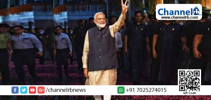 You are currently viewing ദൈവനാമത്തില്‍ സത്യപ്രതിജ്ഞ;  മോഡിക്ക് പ്രധാനമന്ത്രിപദത്തില്‍ രണ്ടാമൂഴം