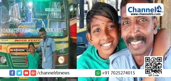 You are currently viewing ഒരു യാത്രയ്ക്ക് കൊണ്ടു പോകുമോയെന്ന് മകന്‍; മകനെയും കൂട്ടി ജോലിക്കിറങ്ങി കെ.എസ്.ആര്‍.ടി.സി ഡ്രൈവര്‍
