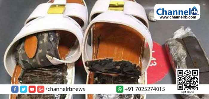 You are currently viewing ചെരിപ്പിനുള്ളില്‍ വെച്ച് കഞ്ചാവ് കടത്താന്‍ ശ്രമം; കണ്ണൂർ വിമാനത്താവളത്തിൽ ഒരാൾ പിടിയിൽ