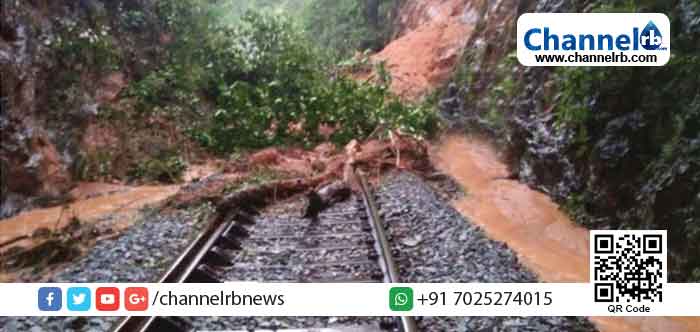 You are currently viewing തൃശ്ശൂര്‍-ഗുരുവായൂര്‍ എക്‌സ്പ്രസ് ട്രെയിനിനുമുകളില്‍ മരം വീണു; ജനശതാബ്ദി അടക്കമുള്ള ട്രെയിനുകള്‍ വഴിയില്‍ നിര്‍ത്തിവെച്ചു