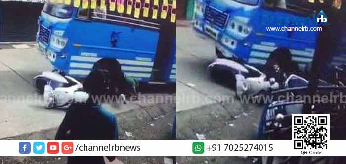 Read more about the article ബസ്സിനടിയിൽപെട്ട യുവാവ് അത്ഭുതകരമായി രക്ഷപ്പെട്ടു; ചക്രം ദേഹത്ത് കയറാതിരുന്നത് ഭാഗ്യം കൊണ്ട് മാത്രം