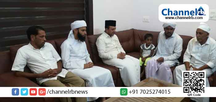 You are currently viewing പാണക്കാട് സയ്യിദ് അബ്ബാസലി ശിഹാബ് തങ്ങൾ ഇബ്രാഹിം ഫൈസി ജെഡിയാറിന്‍റെ വസതി സന്ദർശിച്ചു