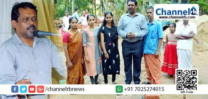 You are currently viewing ജനങ്ങളും കലക്ടറും ഒരുമിച്ചു; സുമനസുകളുടെ സഹായഹസ്തത്തില്‍ പ്രതീക്ഷ; കാലവർഷത്തിൽ വെള്ളം കയറി വാസയോഗ്യമല്ലാതായ മാതാപിതാക്കളും രണ്ട് പെൺകുട്ടികളും ഉൾപ്പെടുന്ന കുടുംബത്തിന് പുതിയ വീടൊരുങ്ങുന്നു
