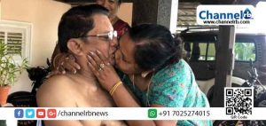 Read more about the article വിവാഹവാര്‍ഷികം, ജഗതിക്ക് സ്‌നേഹചുംബനവുമായി ഭാര്യ ശോഭ; ചിത്രം വൈറൽ