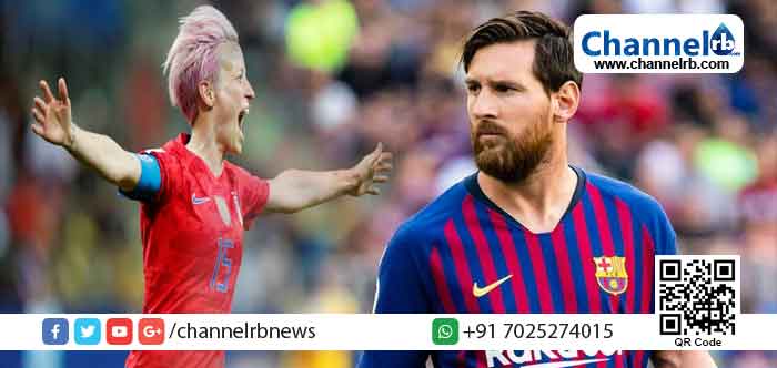 You are currently viewing വിർജിൽ വാൻഡൈയ്ക്കിനെ പിന്തള്ളി; മെസ്സിക്ക് ഏറ്റവും മികച്ച ഫുട്ബോൾ താരത്തിനുള്ള ‘ഫിഫ ദ് ബെസ്റ്റ് ‘ പുരസ്കാരം; മേഗൻ റപ്പിനോ മികച്ച വനിതാതാരം