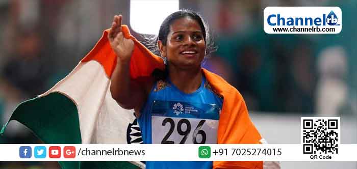 You are currently viewing ദേശീയ ഓപ്പണ്‍ അത്‌ലറ്റിക്സ്: വനിതകളുടെ 100 മീറ്ററില്‍ ദേശീയ റെക്കോര്‍ഡ് തിരുത്തി ദ്യുതി ചന്ദ്