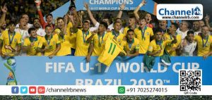 Read more about the article അണ്ടര്‍ 17 ലോകകപ്പ്: അവസാന മിനിറ്റില്‍ നേടിയ ഗോളില്‍ ബ്രസീല്‍ ജേതാക്കള്‍; പരാജയപ്പെടുത്തിയത് മെക്‌സിക്കോയെ