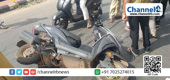 You are currently viewing റോഡിലൊഴുകിയ മീൻ വെള്ളം; സ്കൂട്ടർ നിയന്ത്രണം വിട്ട് മറിഞ്ഞ് മാധ്യമ പ്രവർത്തകന് പരിക്ക്