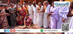 Read more about the article വയനാട്ടുകുലവൻ തെയ്യം കെട്ട് മഹോത്സവം; പരമ്പരാഗത നിർമ്മിതികൾക്ക് ഓലമെടയൽ സംഘടിപ്പിച്ചു