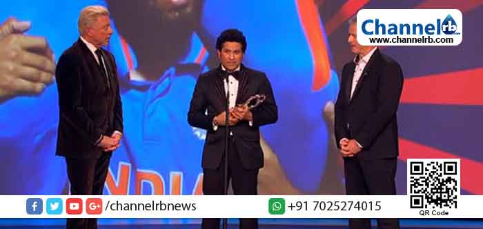 You are currently viewing ലോക കായികരംഗത്തെ ഓസ്കാർ ഇന്ത്യയിലേക്ക്; ലോറിയസ് പുരസ്കാര നിറവില്‍ സച്ചിന്‍