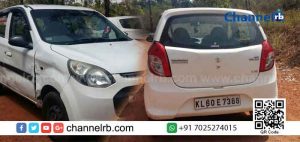 Read more about the article എക്സൈസ് വാഹനത്തെ ഇടിച്ച ശേഷം നിർത്താതെ പോയ ആൾട്ടോ കാർ പോലീസ് കസ്റ്റഡിയിൽ എടുത്തു;  ഡ്രൈവർ അറസ്റ്റിൽ