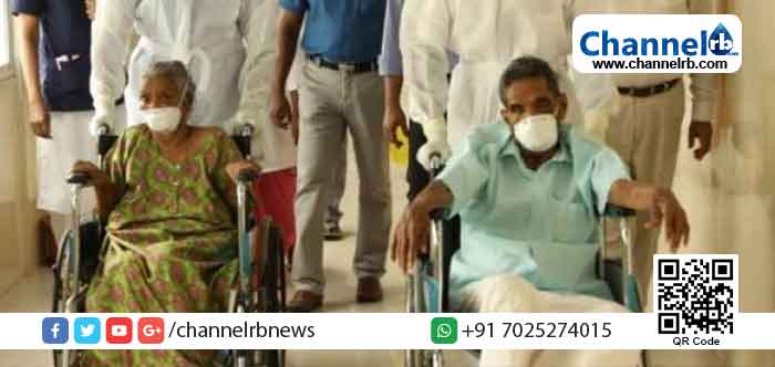 You are currently viewing കേരളത്തിന് അഭിമാന നിമിഷം; കൊറോണ ഭേദമായ കോട്ടയത്തെ വൃദ്ധ ദമ്പതികളും ആരോഗ്യ പ്രവർത്തകയും  വീട്ടിലേക്ക് മടങ്ങി