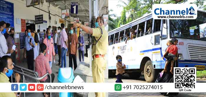 Read more about the article കരുതലോടെ കാസര്‍കോട്: അതിഥി തൊഴിലാളികളെ യാത്രയാക്കി