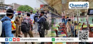 Read more about the article കാസര്‍കോട് ജില്ലയില്‍ പൊതു ഗതാഗത വാഹനങ്ങളും ഇടങ്ങളും അണുവിമുക്തമാക്കുന്ന പദ്ധതിക്ക് തുടക്കം കുറിച്ച് മോട്ടോർ വാഹന വകുപ്പ്