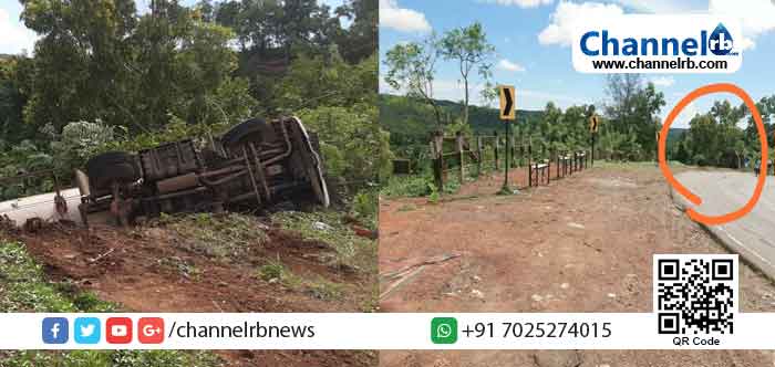 Read more about the article കാസര്‍കോട് ന്യൂ ബേവിഞ്ചില്‍ ഇന്ത്യൻ ഓയിൽ കോർപ്പറേഷന്‍റെ  ഗ്യാസ് ലോറി മറിഞ്ഞു; നേരിയ തോതില്‍ വാതക ചോർച്ച; ഇരുന്നൂറോളം വീടുകളിലെ ആളുകളെ മാറ്റി