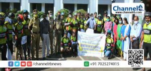 Read more about the article സ്ത്രീകള്‍ക്കും കുട്ടികള്‍ക്കും നേരെയുള്ള അതിക്രമങ്ങള്‍ക്കെതിരെ  സൈക്ലോത്തോണ്‍; ഉദ്ഘാടനം ചെയ്ത് കളക്ടർ