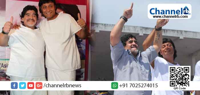 Read more about the article ‘ദൈവത്തിന്‍റെ കൈ’; ഗോള്‍ നേടുന്ന മറഡോണയുടെ പൂർണകായ ശിൽപം ബോബി ചെമ്മണൂർ സ്വർണത്തിൽ തീർക്കും