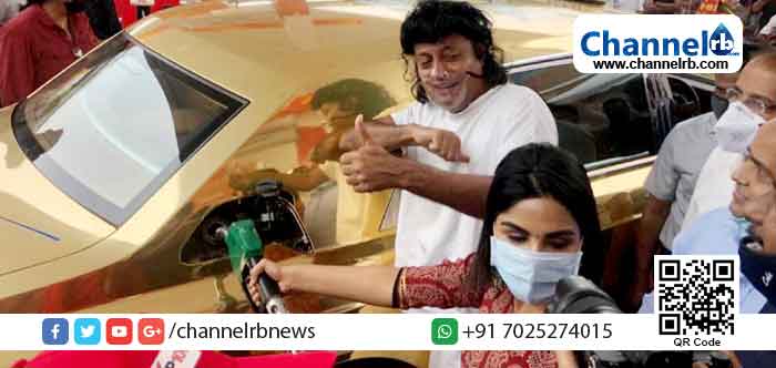 Read more about the article എക്‌സ് പി 100 പ്രീമിയം ഗ്രേയ്ഡ് പെട്രോളിന്‍റെ  വിതരണോദ്ഘാടനം ഡോ.ബോബി ചെമ്മണൂര്‍ നിര്‍വ്വഹിച്ചു