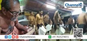 Read more about the article ഗുരുവിനെ കാണാൻ ശിഷ്യർ വരാതിരിക്കില്ലെന്ന വിശ്വാസം; പൂരം നാളിൽ വീട്ടിലിരുന്ന് പൂരക്കളി ചിന്തുകൾ പാടി 90 വയസുകാരന്‍റെ ജീവിതോപാസന