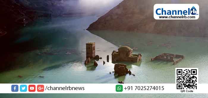 Read more about the article വെള്ളത്തിൽ മുങ്ങിപ്പോയ ഒരു  ഗ്രാമത്തിന്‍റെ അവശിഷ്ടങ്ങൾ 71 വർഷത്തിനിടെ ആദ്യമായി കണ്ടെത്തിയപ്പോള്‍