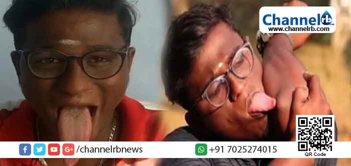 Read more about the article 10.8 സെന്റീമീറ്റര്‍ നീളമുള്ള നാവ്; ഇന്ത്യയിലെ ഏറ്റവും നീളമുള്ള നാവുമായി തമിഴ്‌നാട്ടിൽ നിന്നും ഒരു യുവാവ്