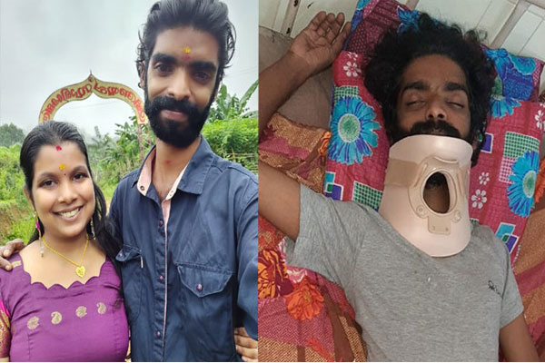 Read more about the article മതം മാറാൻ സമ്മതിച്ചില്ല; തിരുവനന്തപുരത്ത് നവവരനെ ഭാര്യയുടെ സഹോദരനും സംഘവും തല്ലിച്ചതച്ചു