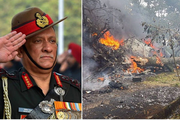 Read more about the article കാലാവസ്ഥ മോശമായതിനാൽ യാത്ര വേണ്ടെന്ന് വയ്ക്കാൻ നിർദേശമുണ്ടായിരുന്നു;  മുന്നോട്ടു പോകാനുള്ള നിർദേശം റാവത്ത് തന്നെ നൽകിയതോ?