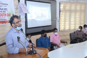 Read more about the article കാസർകോട് കളക്ടറേറ്റില്‍ നെഹ്‌റു യുവകേന്ദ്രയുടെ ആഭിമുഖ്യത്തില്‍ സ്വാമി വിവേകാനന്ദനെ അനുസ്മരിച്ചു