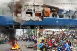 Read more about the article അഗ്നിപഥ് പദ്ധതിക്കെതിരെ വ്യാപക പ്രതിഷേധം; അക്രമാസക്തം, കല്ലേറ്, ട്രെയിന്‍ കത്തിച്ചു, റെയില്‍- റോഡ് ഗതാഗതം സ്തംഭിപ്പിച്ചു