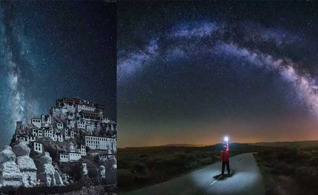 Read more about the article ജ്യോതിശാസ്ത്ര നിരീക്ഷണങ്ങളെക്കുറിച്ച് സാധാരണക്കാര്‍ക്കും പഠിക്കാം; ആസ്ട്രോ ടൂറിസത്തിലേക്ക് ചുവട് വച്ച് ഇന്ത്യയും; ആദ്യ ഡാര്‍ക് സ്കൈ റിസര്‍വ് ലഡാക്കിൽ