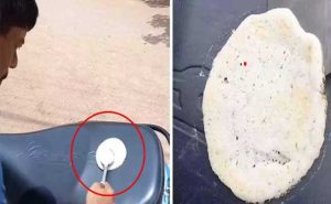 Read more about the article രാജ്യമാകെ അത്യുഷ്ണത്തിൻ്റെ പിടിയിൽ;  ഹൈദരാബാദില്‍ ചൂട് 40 ഡിഗ്രി കടന്നു; വെസ്പ സ്‌കൂട്ടർ സീറ്റില്‍ ദോശ ഉണ്ടാക്കി യുവാവ്