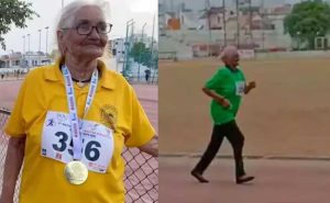 Read more about the article പ്രായമൊക്കെ വെറും നമ്പർ; നൂറ് മീറ്റര്‍ ഓട്ടമത്സരത്തില്‍ 105 വയസ്സുകാരിക്ക് റെക്കോര്‍ഡ്