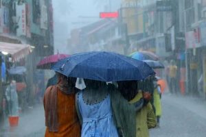 Read more about the article സംസ്ഥാനത്ത് നാലു ദിവസം കൂടി ശക്തമായ മഴ ; 5 ജില്ലകളിൽ യെല്ലോ അലേർട്ട്