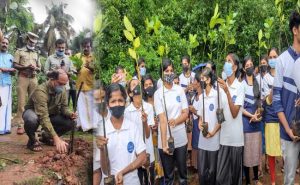 Read more about the article ഹരിയാലി മഹോത്സവം; നഗര വനം പദ്ധതിയുടെ ഭാഗമായി കാസര്‍കോട് പള്ളം കണ്ടല്‍ വനപ്രദേശത്ത്  കണ്ടല്‍ തൈകള്‍ നട്ടുപിടിപ്പിച്ചു