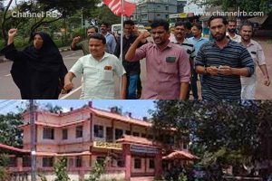 Read more about the article മധൂർ പഞ്ചായത്തിൽ എൽ.ഡി.എഫ് അംഗങ്ങളുടെ പ്രതിഷേധം; പഞ്ചായത്ത് ഭരിക്കുന്ന ബി.ജെ.പി യുടെ സ്വജന പക്ഷപാതിത്വവും വികസന വിവേചനവും ആരോപിച്ചാണ് പ്രതിഷേധിച്ചത്