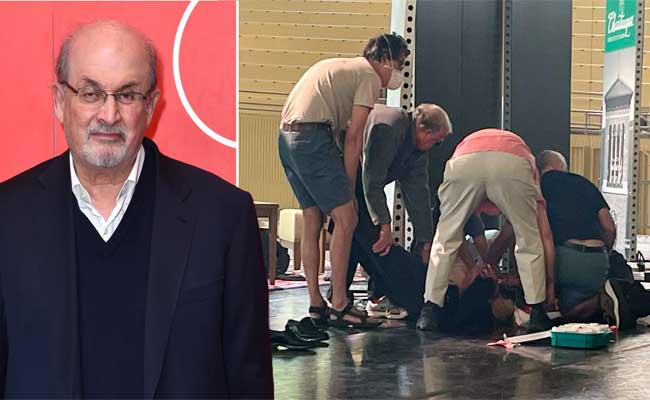 You are currently viewing ഈ  ആക്രമണത്തിൽ ഞങ്ങൾക്ക് പങ്കില്ല; എഴുത്തുകാരൻ  സൽമാൻ റുഷ്ദിക്കെതിരായ ആക്രമണം നിഷേധിച്ച് ഇറാൻ