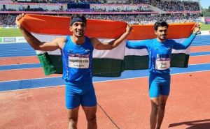 Read more about the article കോമൺവെൽത്ത് ഗെയിംസ്:  ട്രിപ്പിൾ ജമ്പിൽ സ്വർണവും വെള്ളിയും സ്വന്തമാക്കി  മലയാളി താരങ്ങൾ